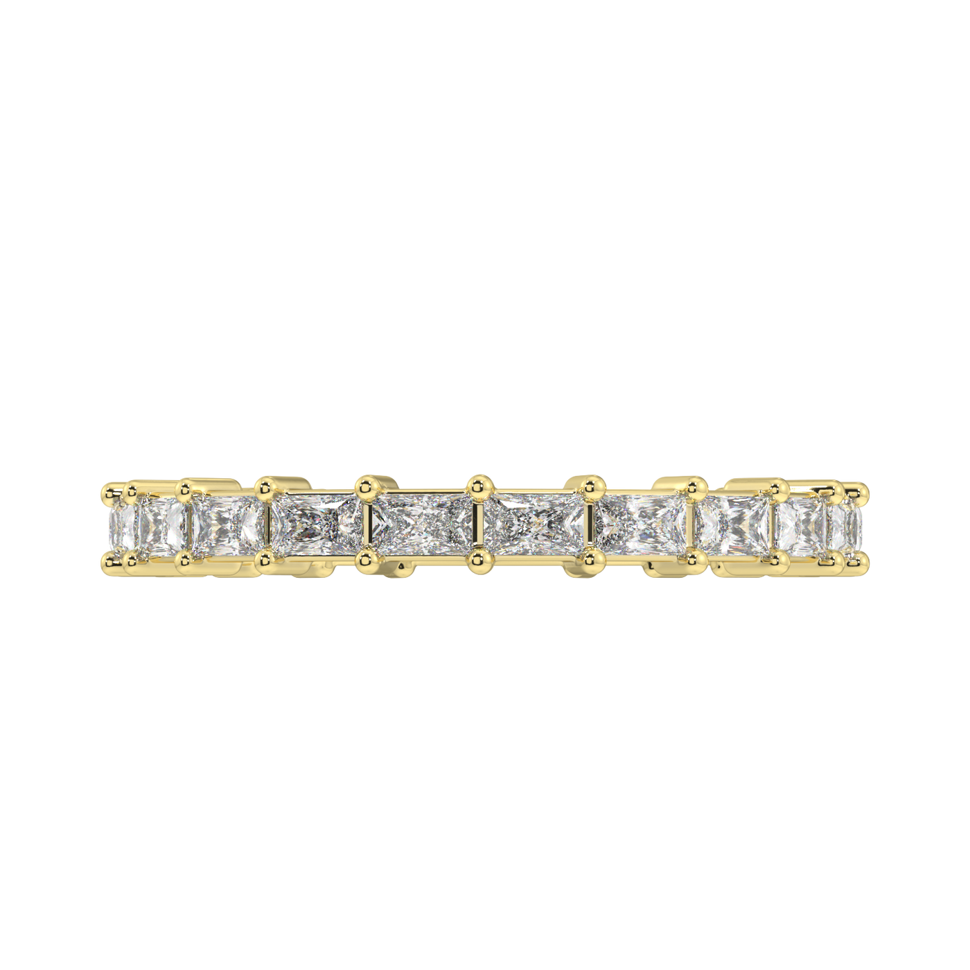 Petite Greenwich Radiant Eternity Bands - 1ct