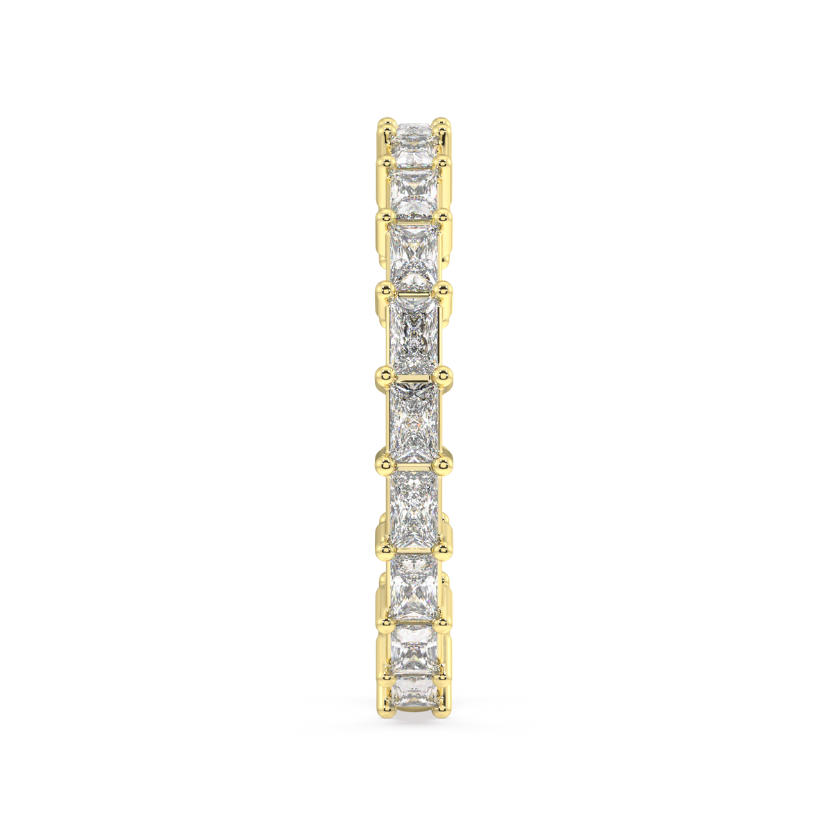 Petite Greenwich Radiant Eternity Bands - 1ct