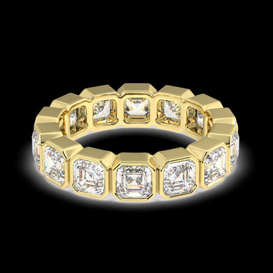 Elysees Asscher Classic Eternity Bands