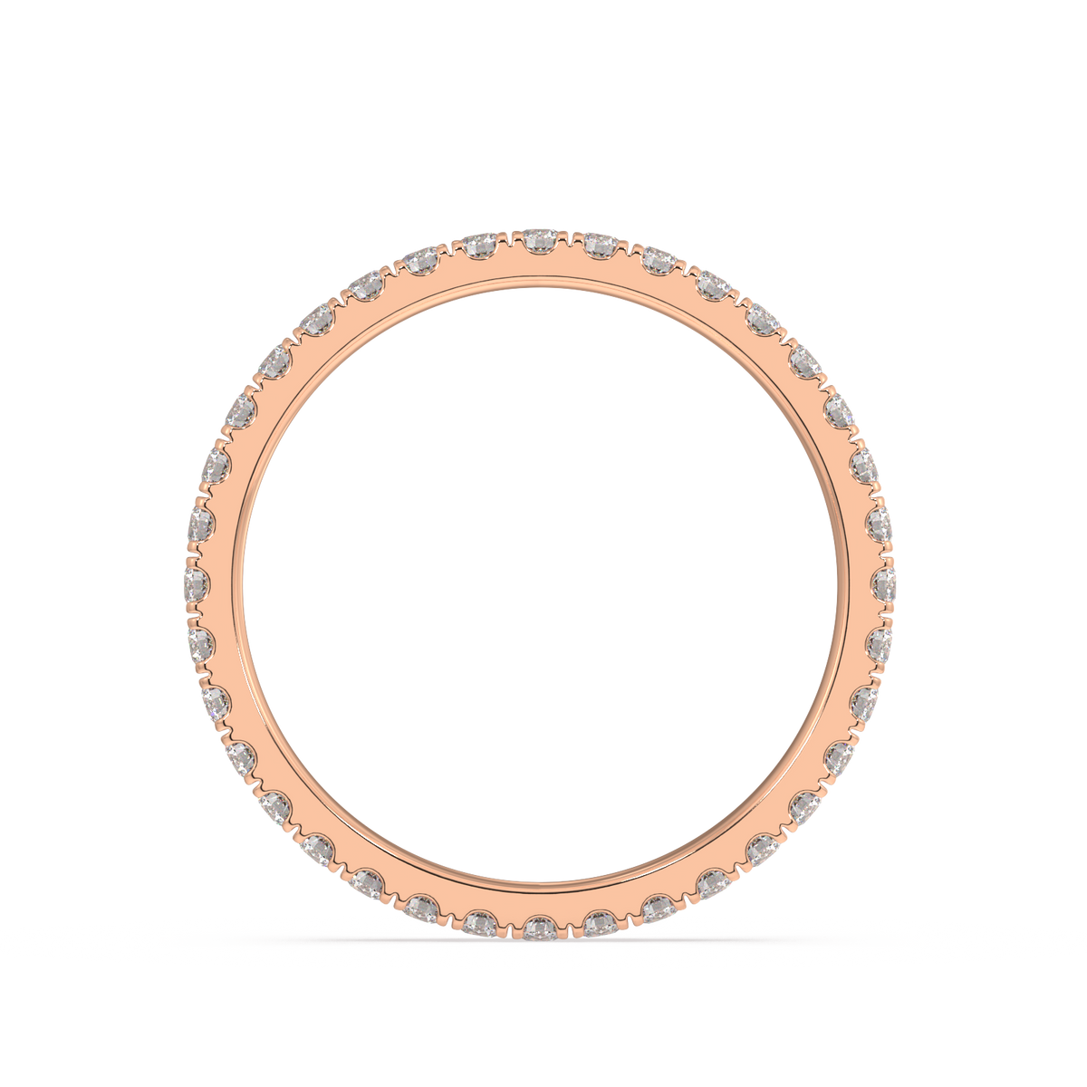 Delancey Round Petite Eternity Bands - 1ct