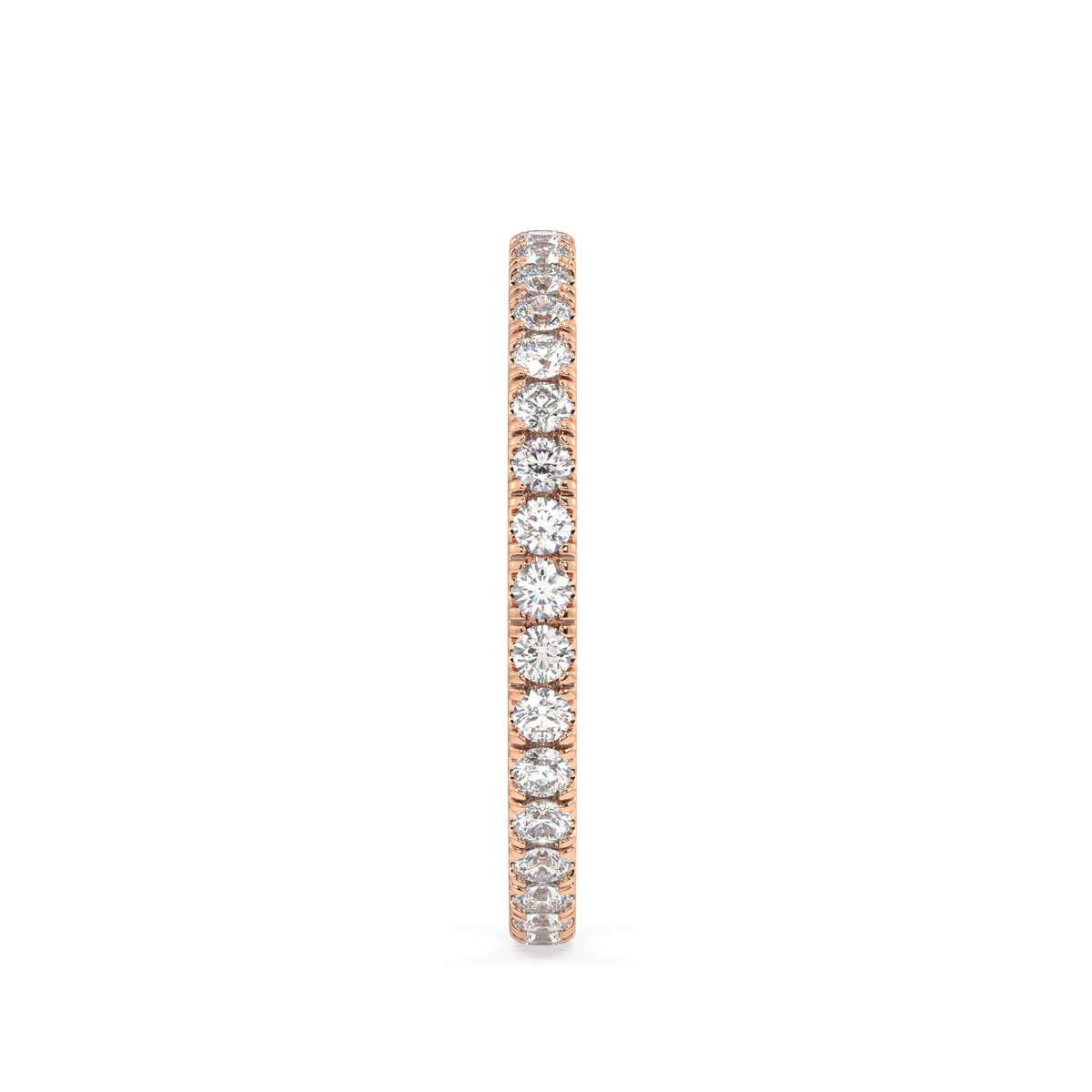 Delancey Round Petite Eternity Bands - 1ct