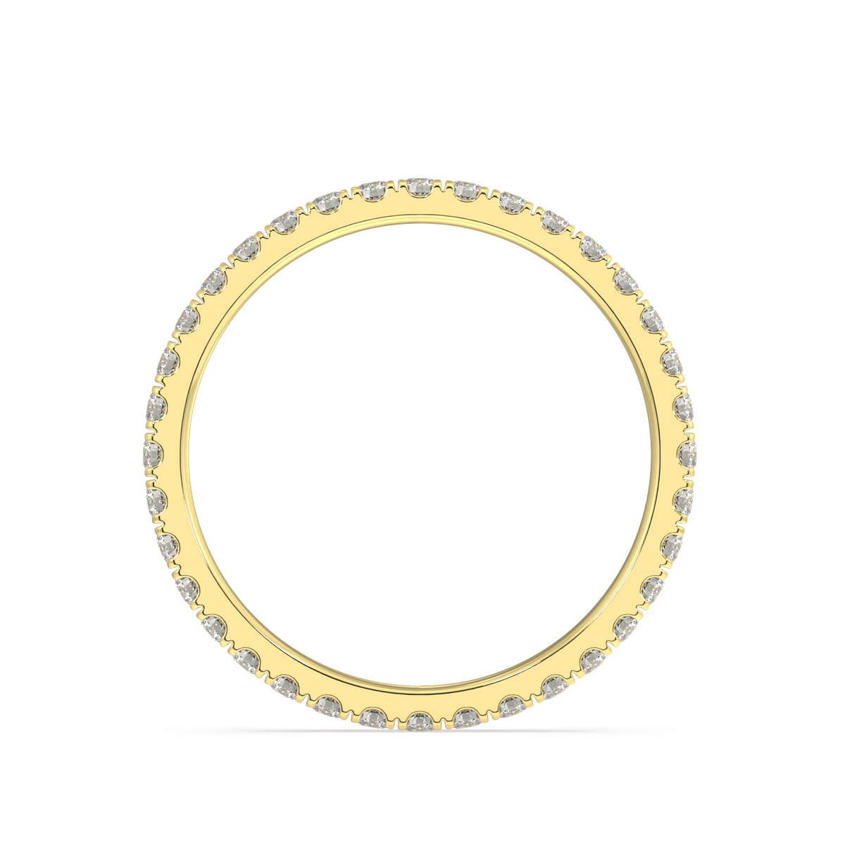 Delancey Round Petite Eternity Bands - 1ct
