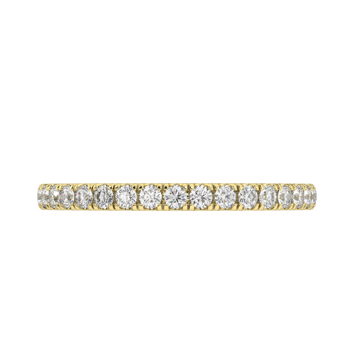 Delancey Round Petite Eternity Bands - 1ct