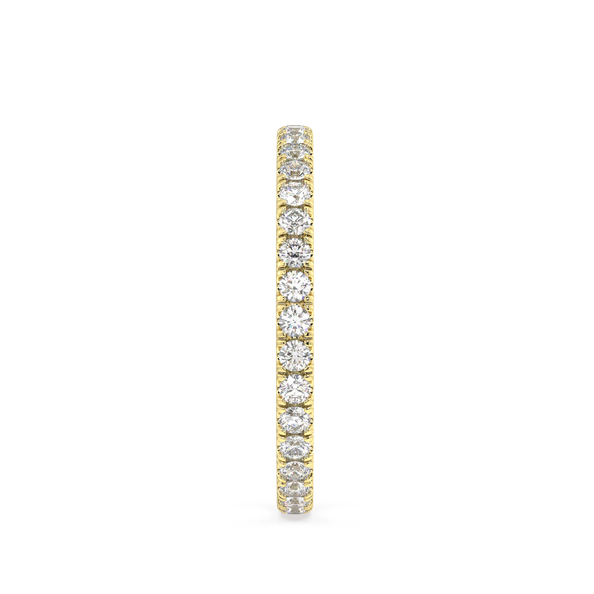 Delancey Round Petite Eternity Bands - 1ct