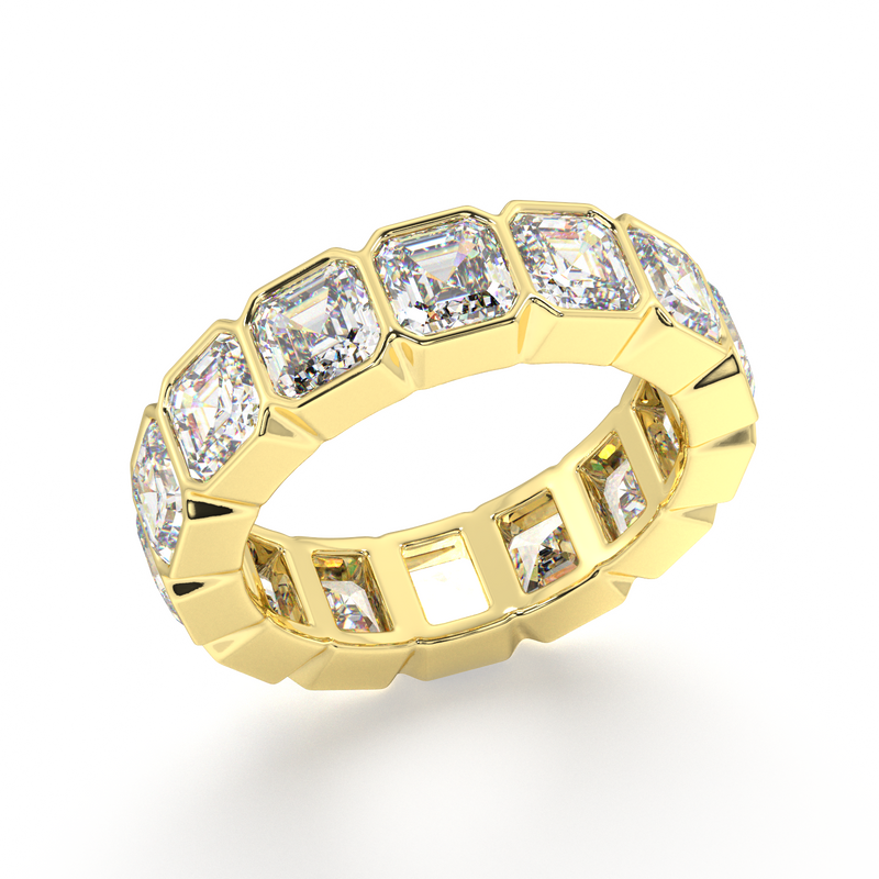 Elysees Asscher Classic Eternity Bands