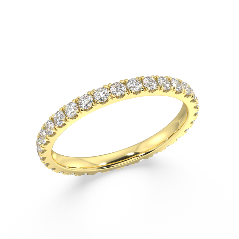 Delancey Round Petite Eternity Bands