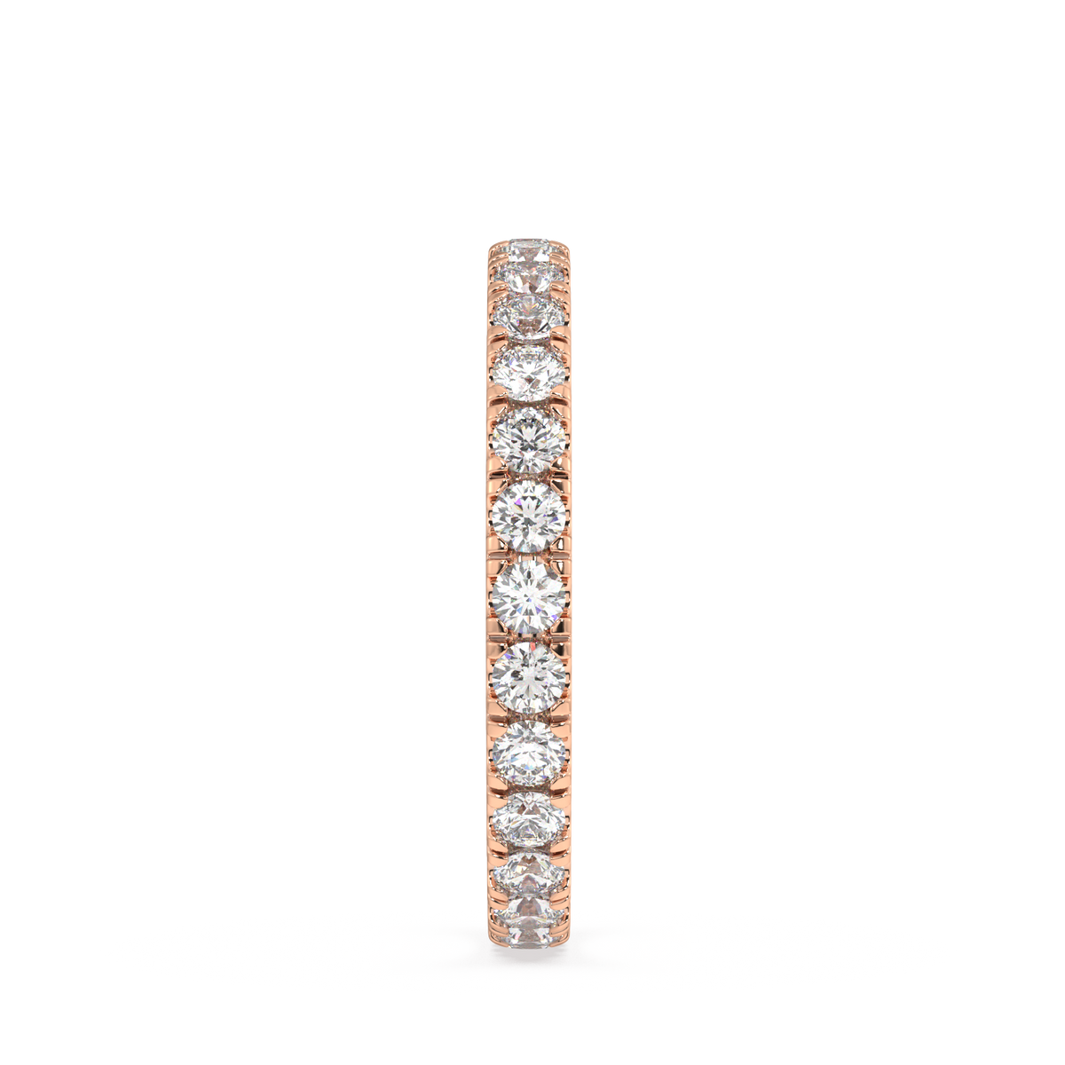 Delancey Round Petite Eternity Bands - 1ct