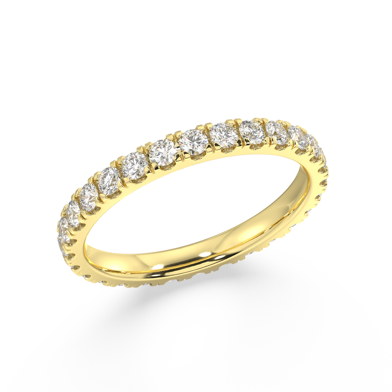 Delancey Round Petite Eternity Bands