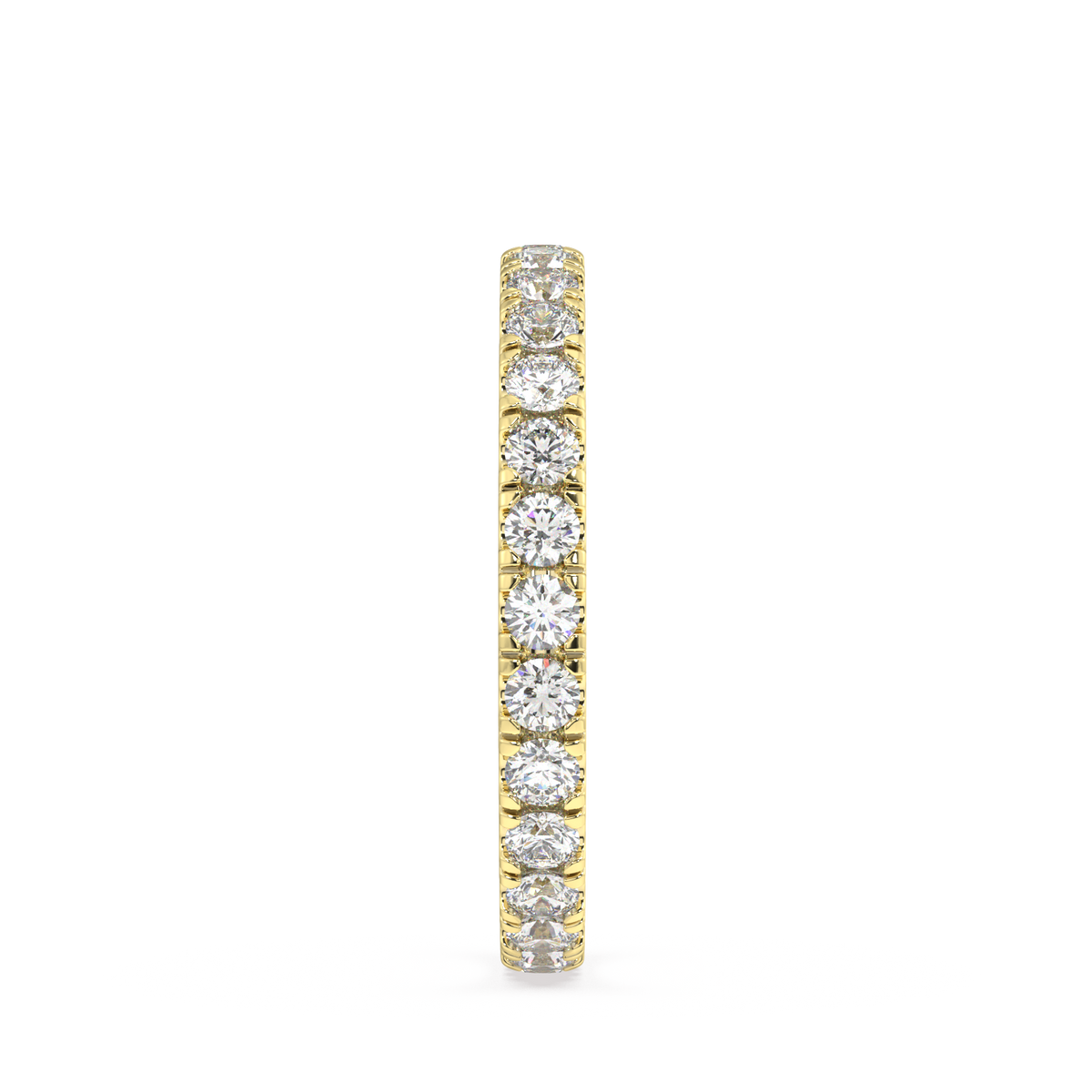 Delancey Round Petite Eternity Bands - 1ct