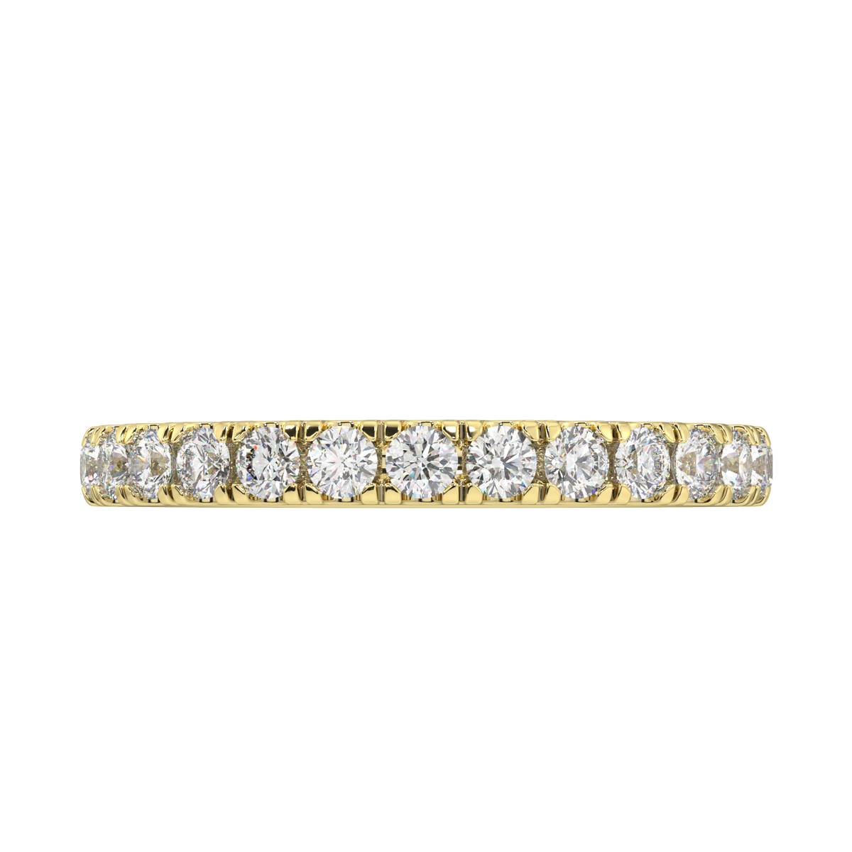 Delancey Round Petite Eternity Bands - 1ct