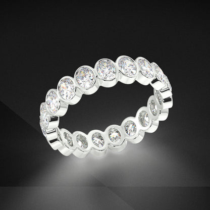 Petite Elysees Oval Classic Eternity Bands