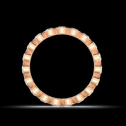 Petite Elysees Oval Classic Eternity Bands