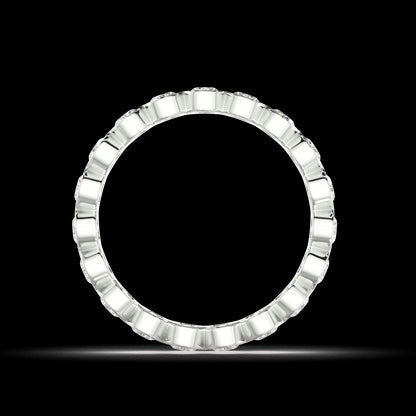 Petite Elysees Oval Classic Eternity Bands
