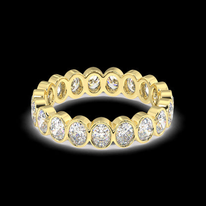 Petite Elysees Oval Classic Eternity Bands