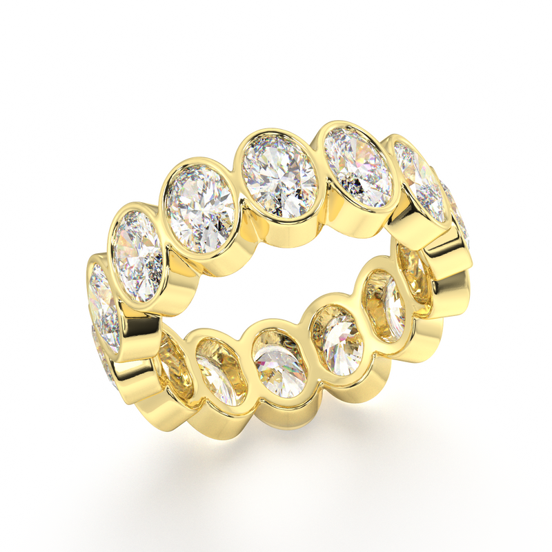 Elysees Oval Classic Eternity Bands