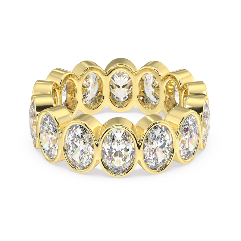 Elysees Oval Classic Eternity Bands