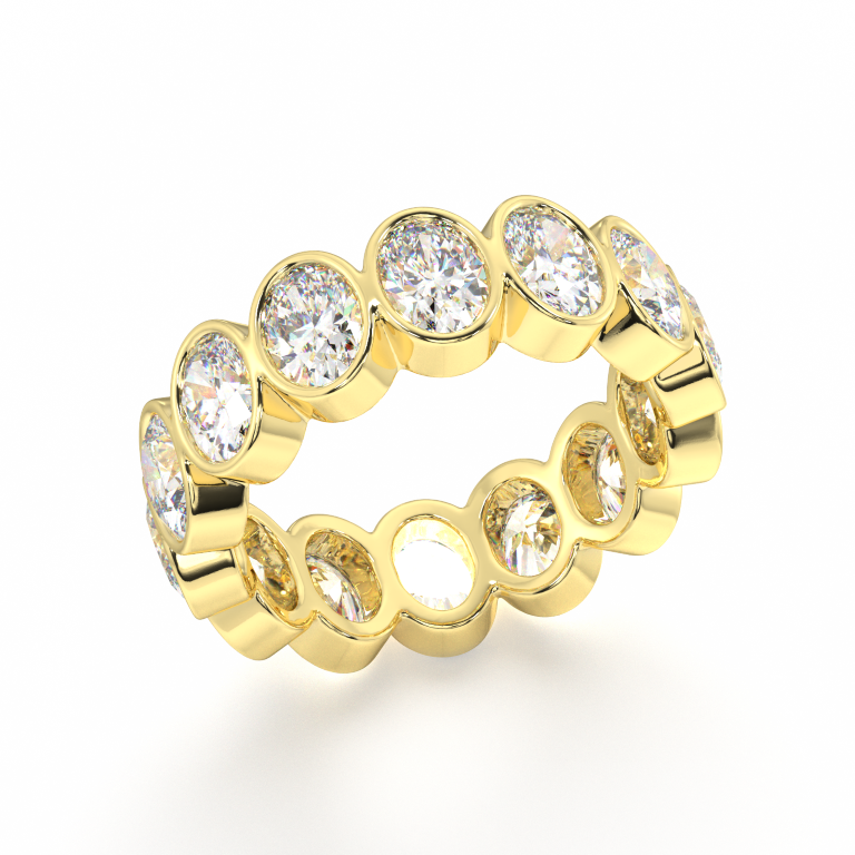 Elysees Oval Classic Eternity Bands