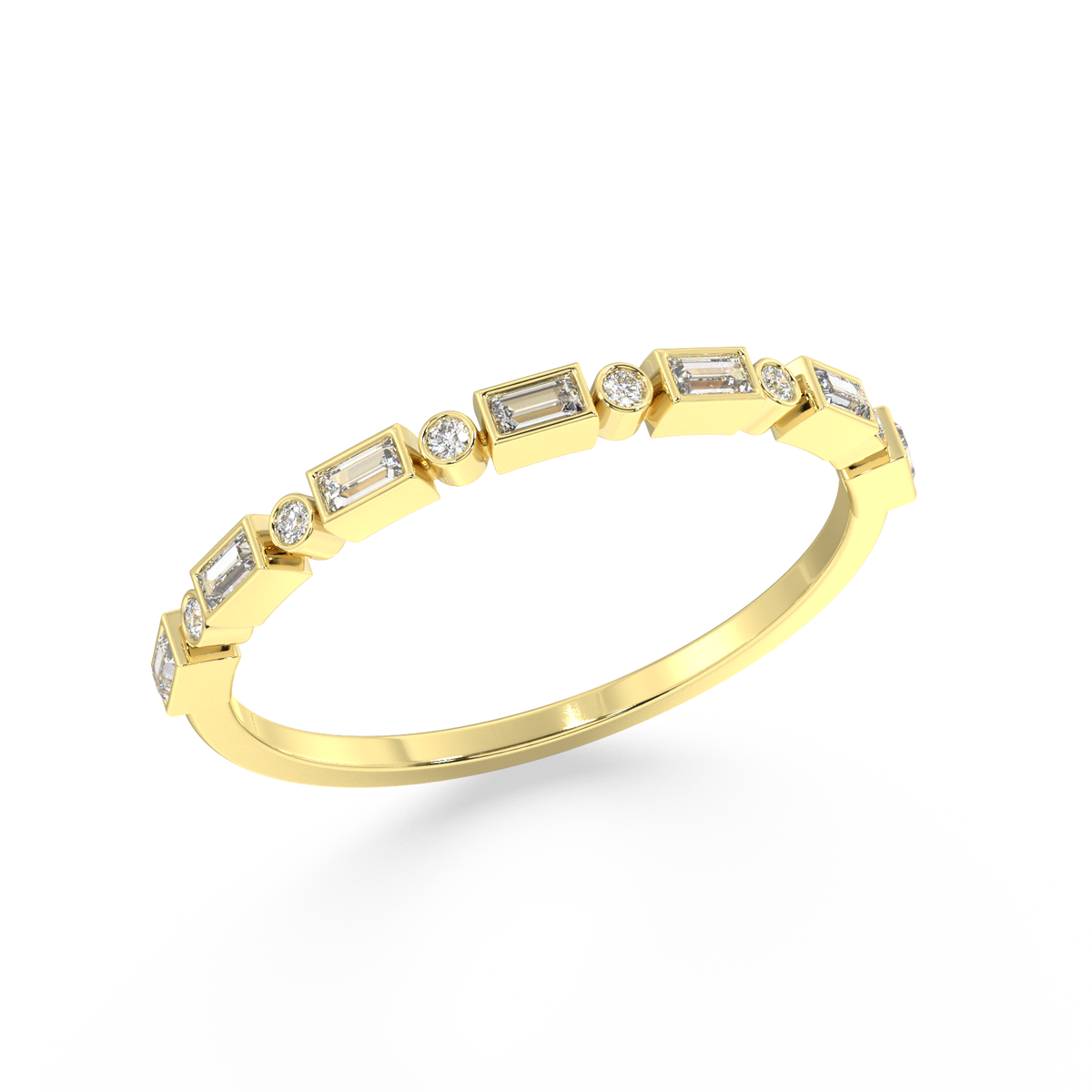 Venus Baguette Diamond Ring