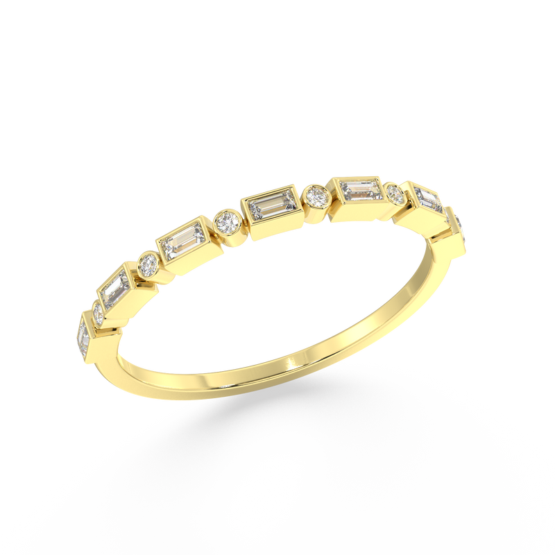 Venus Baguette Diamond Ring