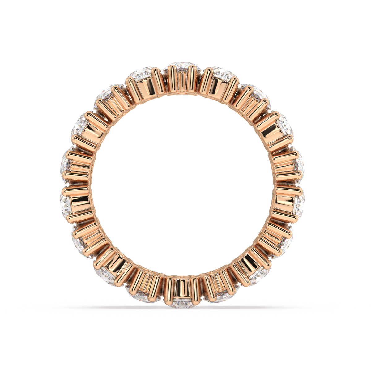 Melrose Pear Classic Eternity Bands - 6ct