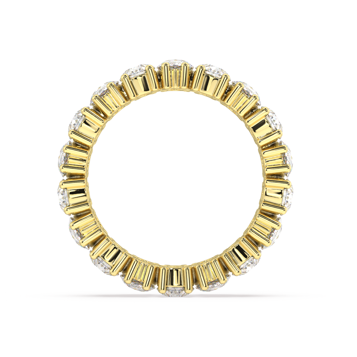 Melrose Pear Classic Eternity Bands - 6ct