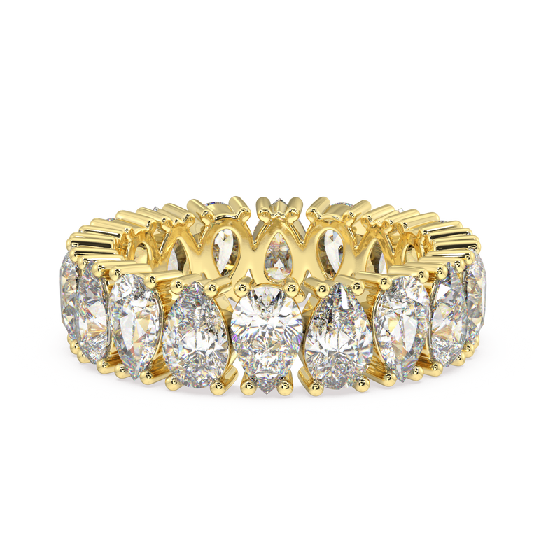 Melrose Pear Classic Eternity Bands
