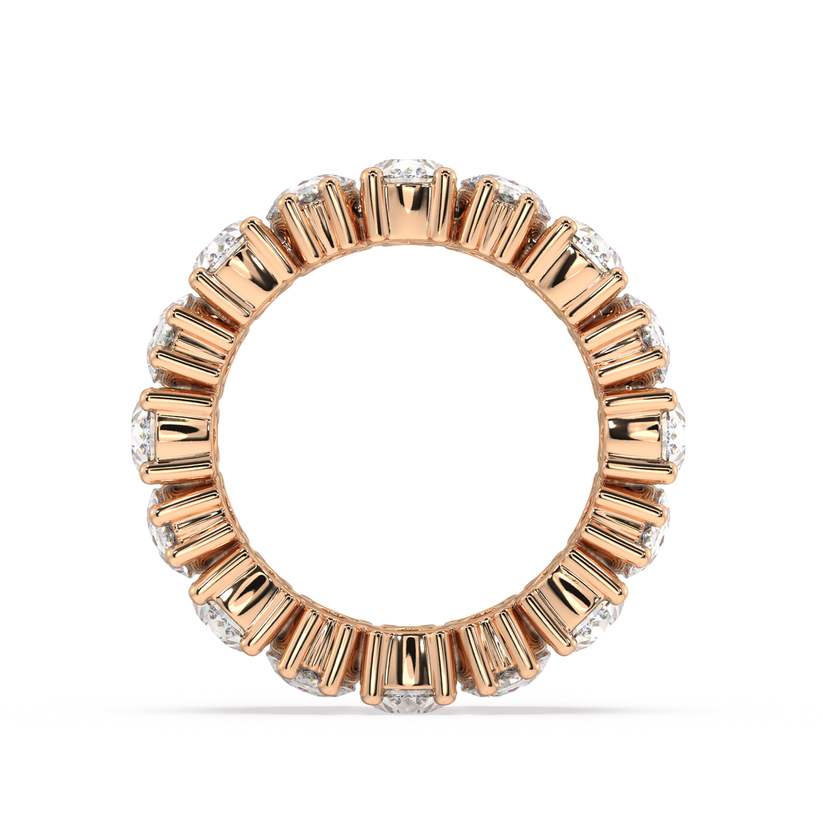 Melrose Pear Classic Eternity Bands - 8ct