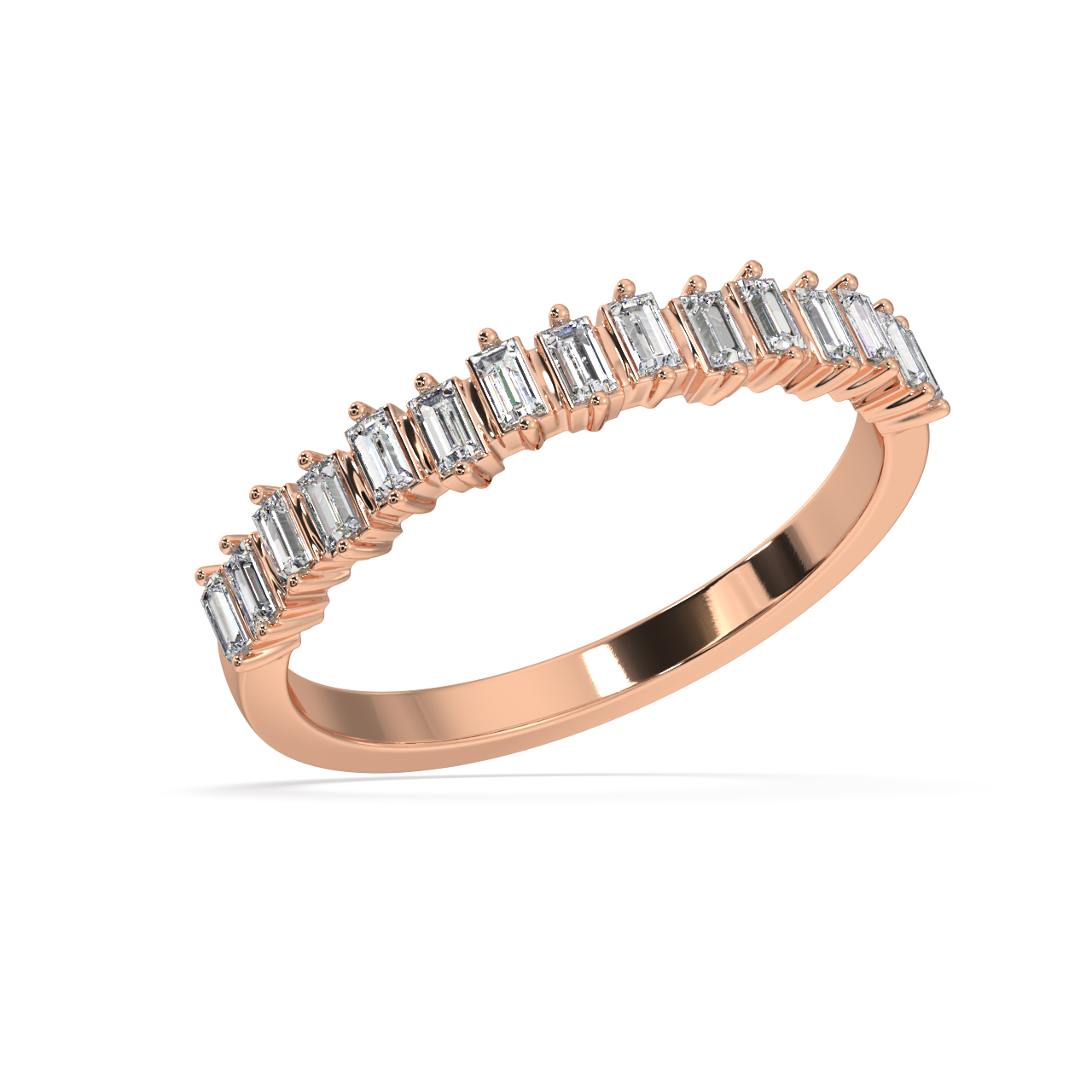 Aurora Baguette Diamond Ring