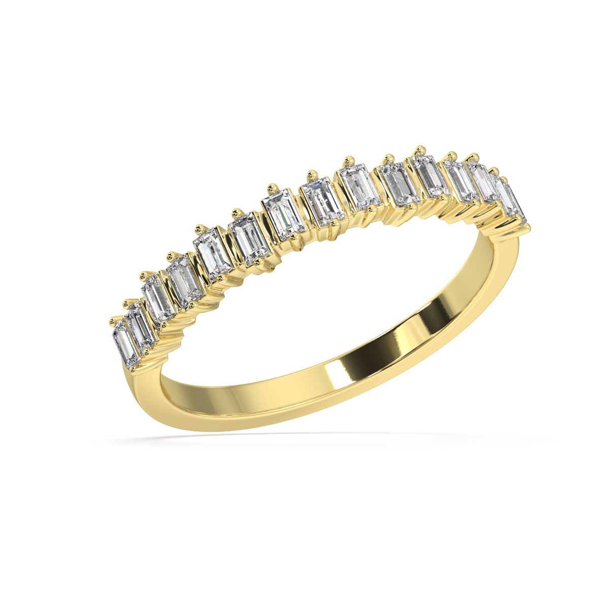 Aurora Baguette Diamond Ring