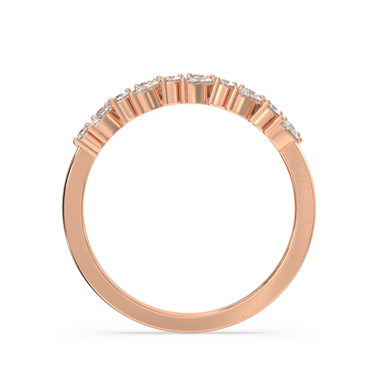 River Marquise Diamond Ring