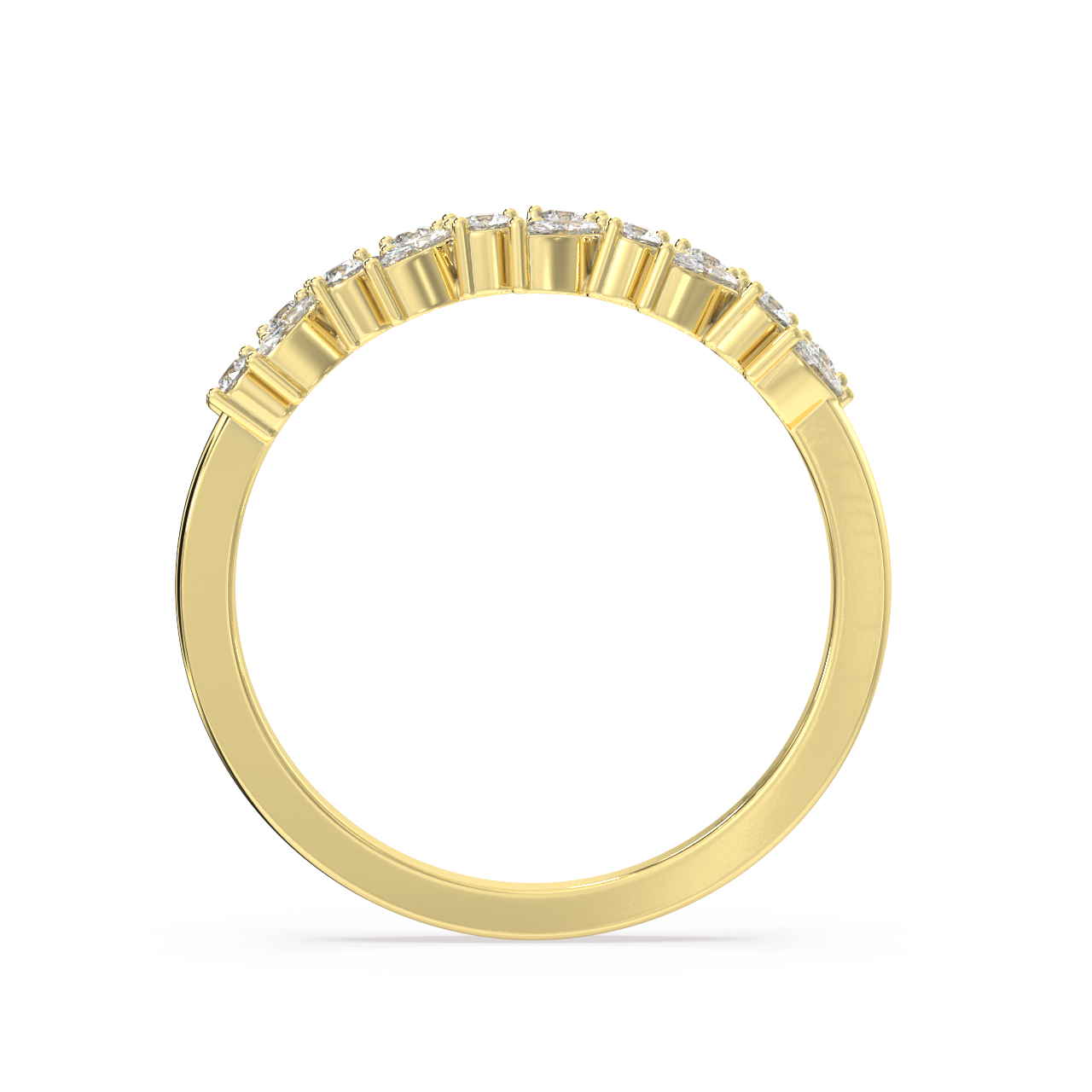 River Marquise Diamond Ring