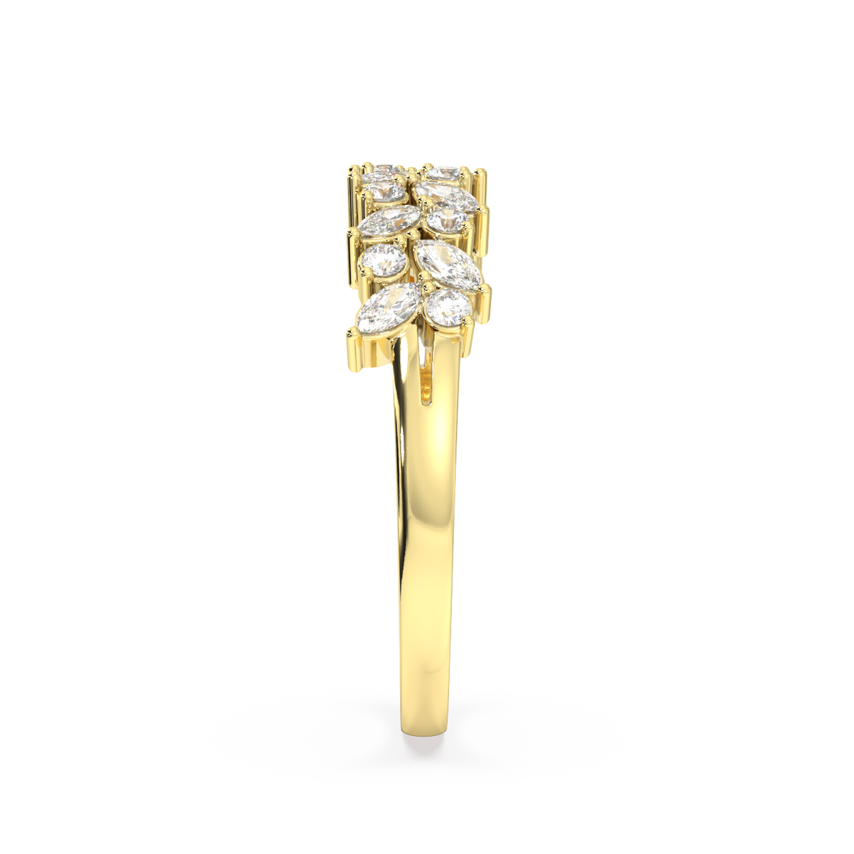 River Marquise Diamond Ring