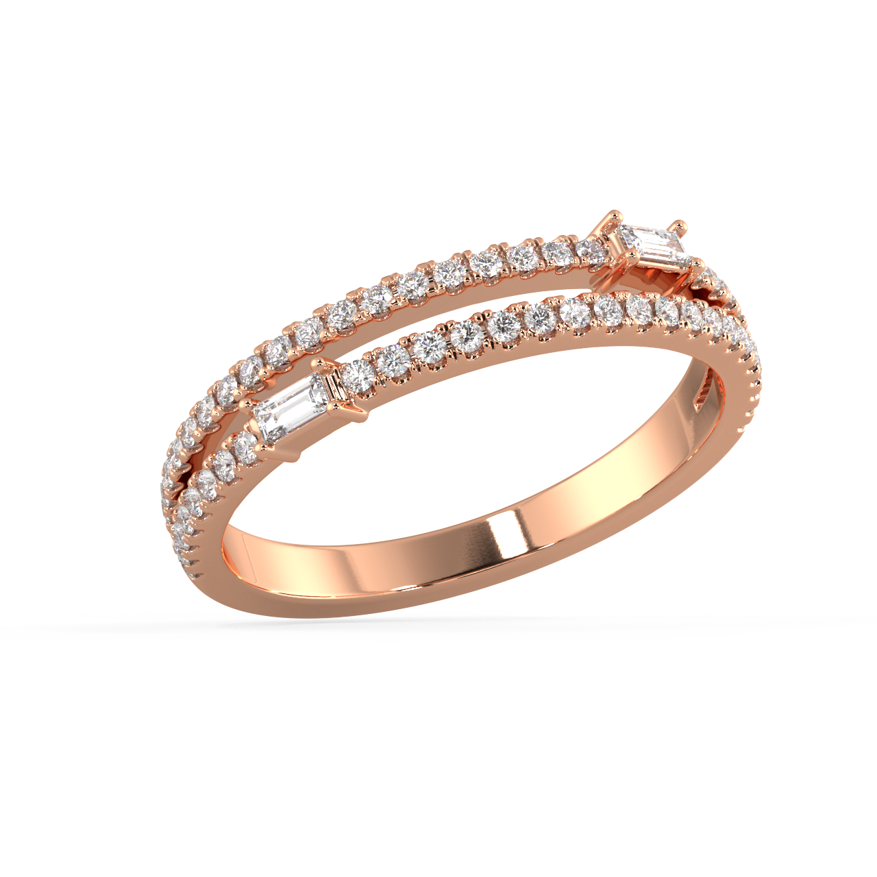 Ember Baguette Diamond Ring