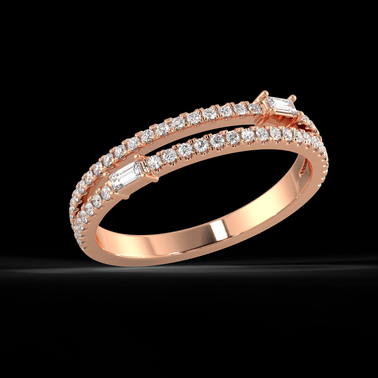 Ember Baguette Diamond Ring