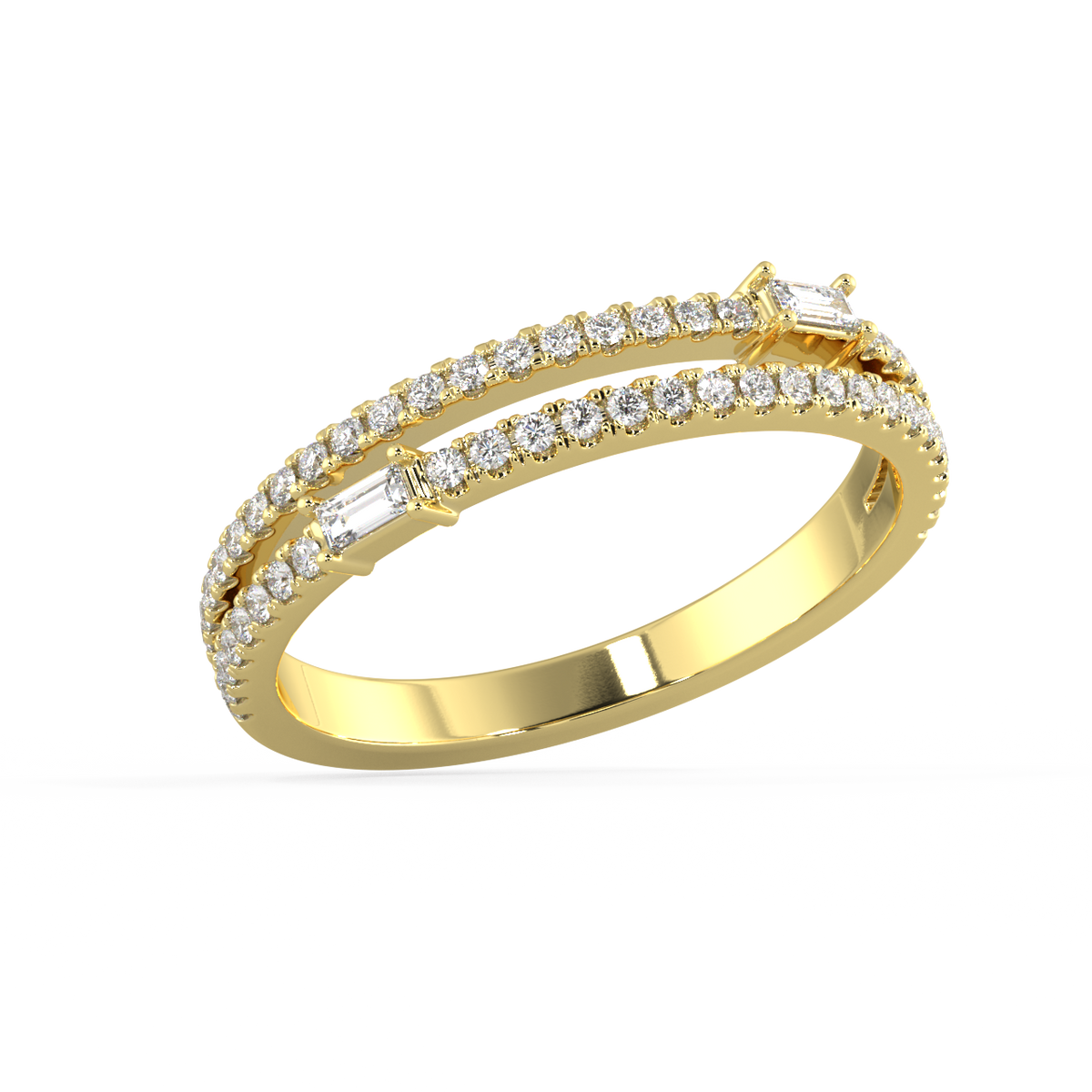Ember Baguette Diamond Ring