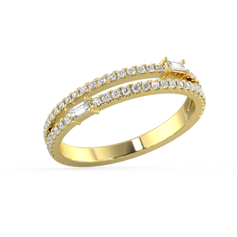 Ember Baguette Diamond Ring
