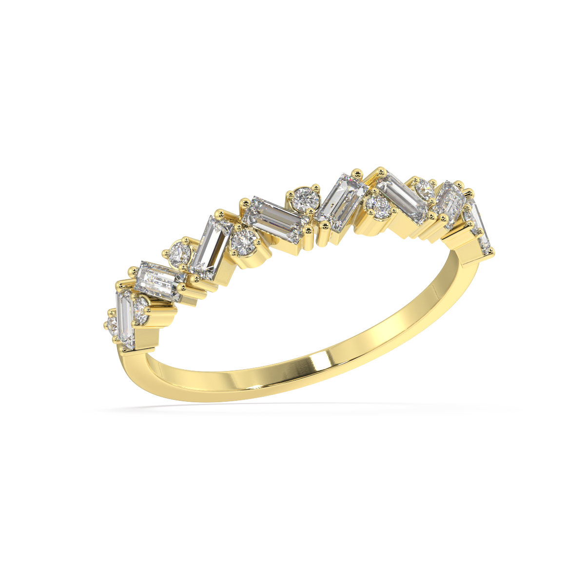 Phoenix Baguette Diamond Ring