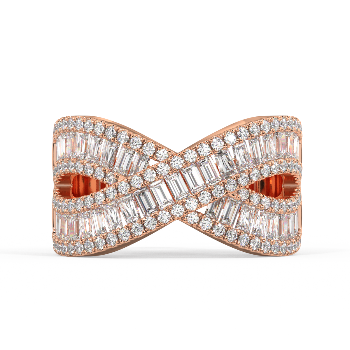 Solstice Baguette Diamond Ring