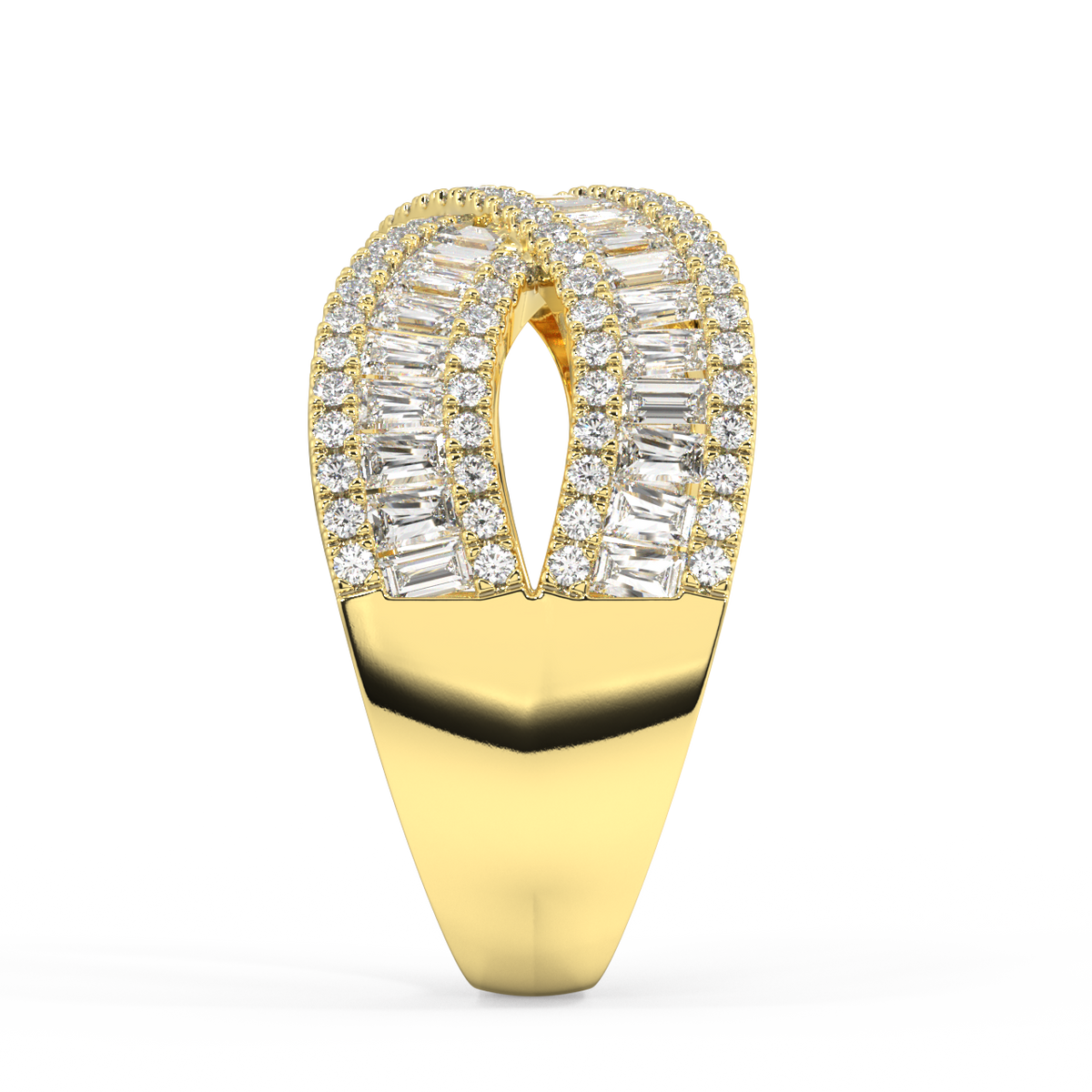 Solstice Baguette Diamond Ring