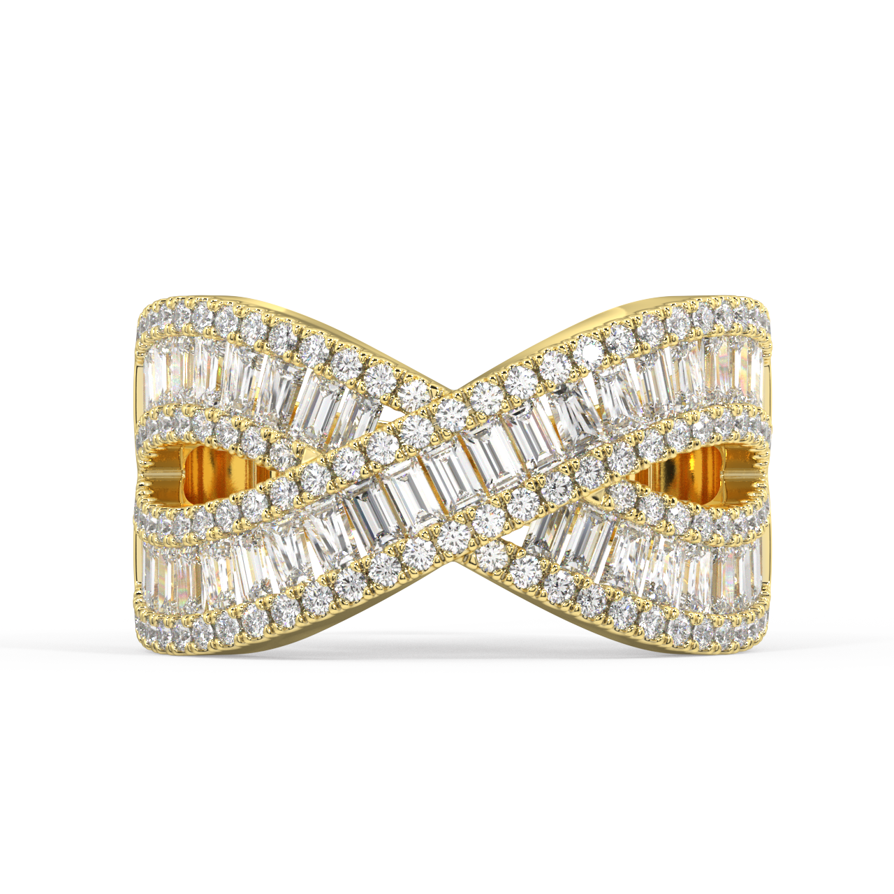 Solstice Baguette Diamond Ring