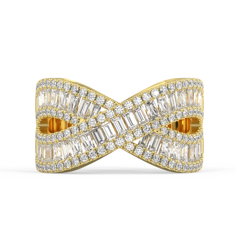Solstice Baguette Diamond Ring