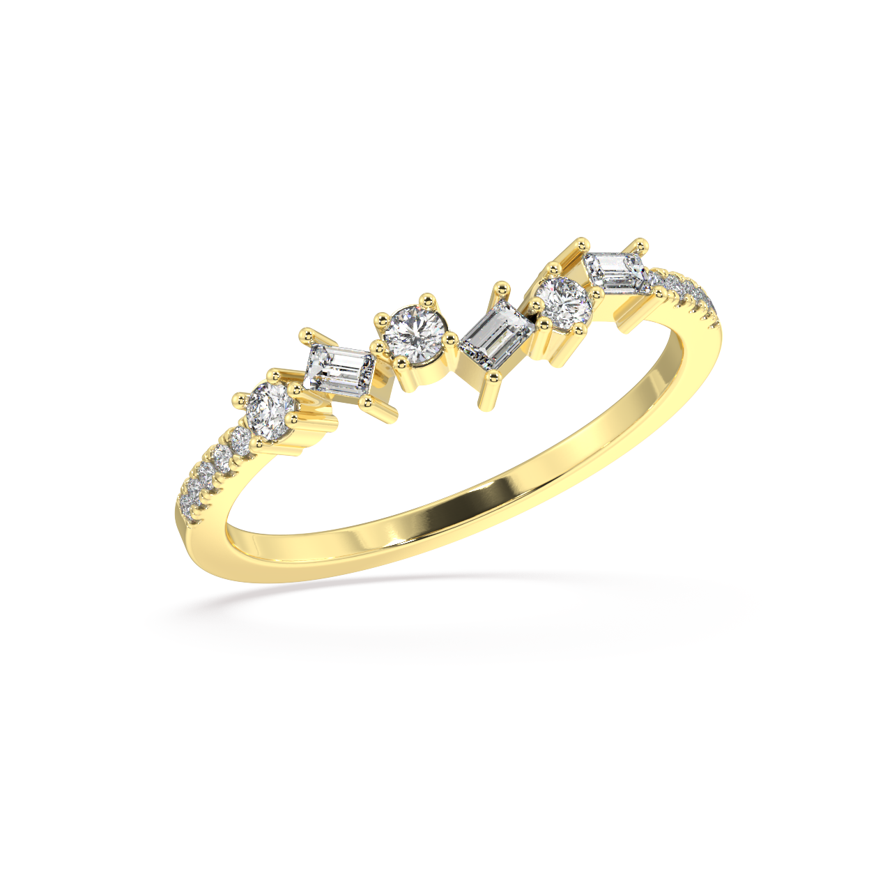 Marlowe Baguette Diamond Ring