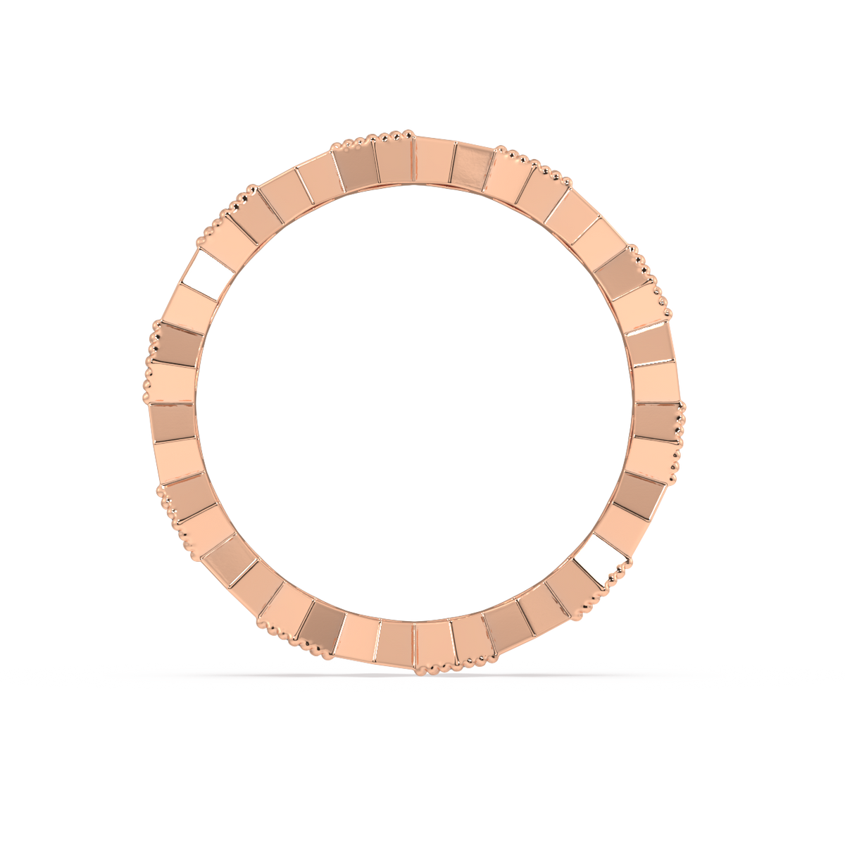 Cascade Round Diamond Ring