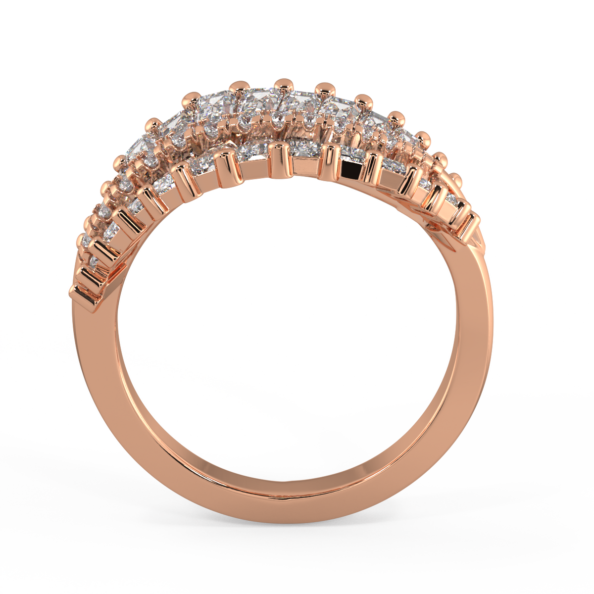 Echo Baguette Diamond Ring
