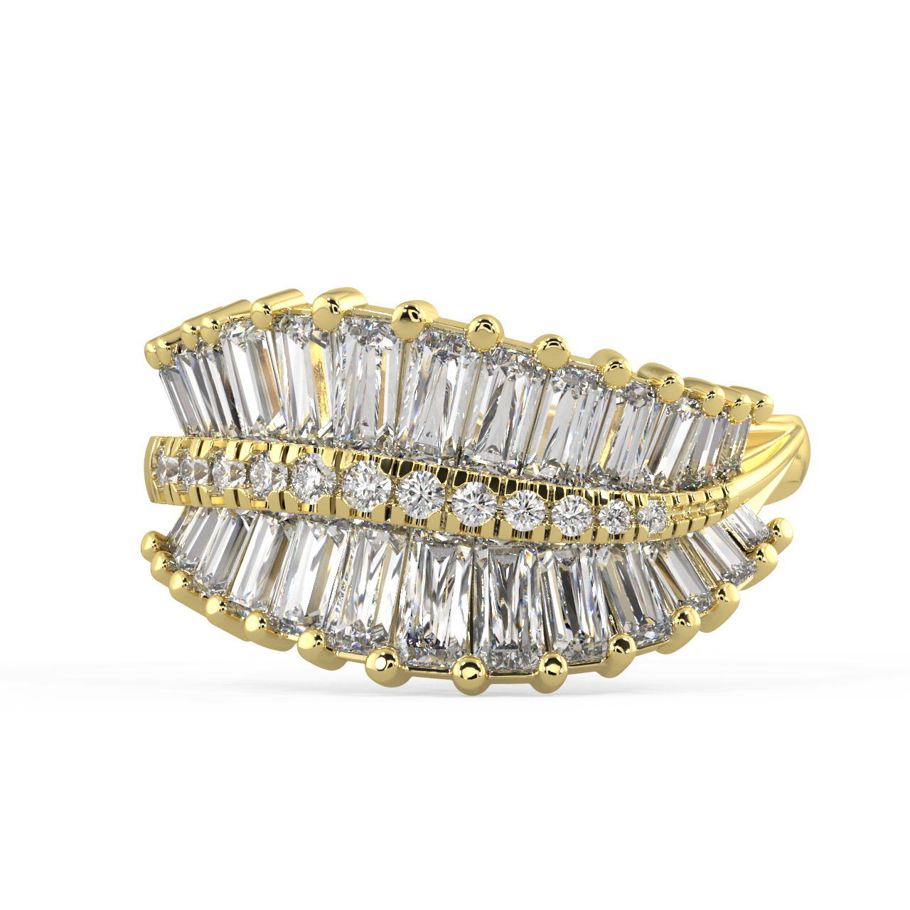 Echo Baguette Diamond Ring