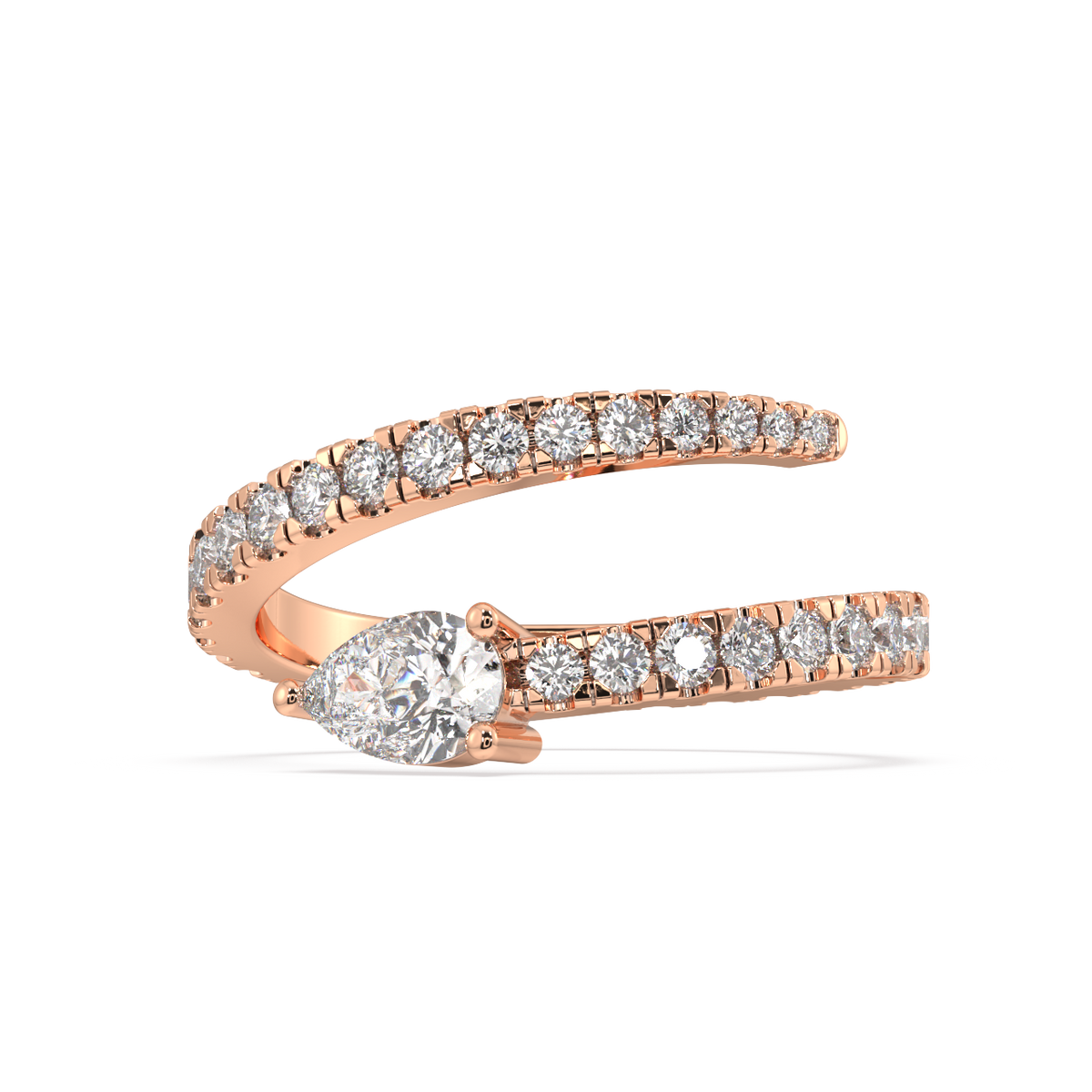 Beatrice Pear Diamond Ring