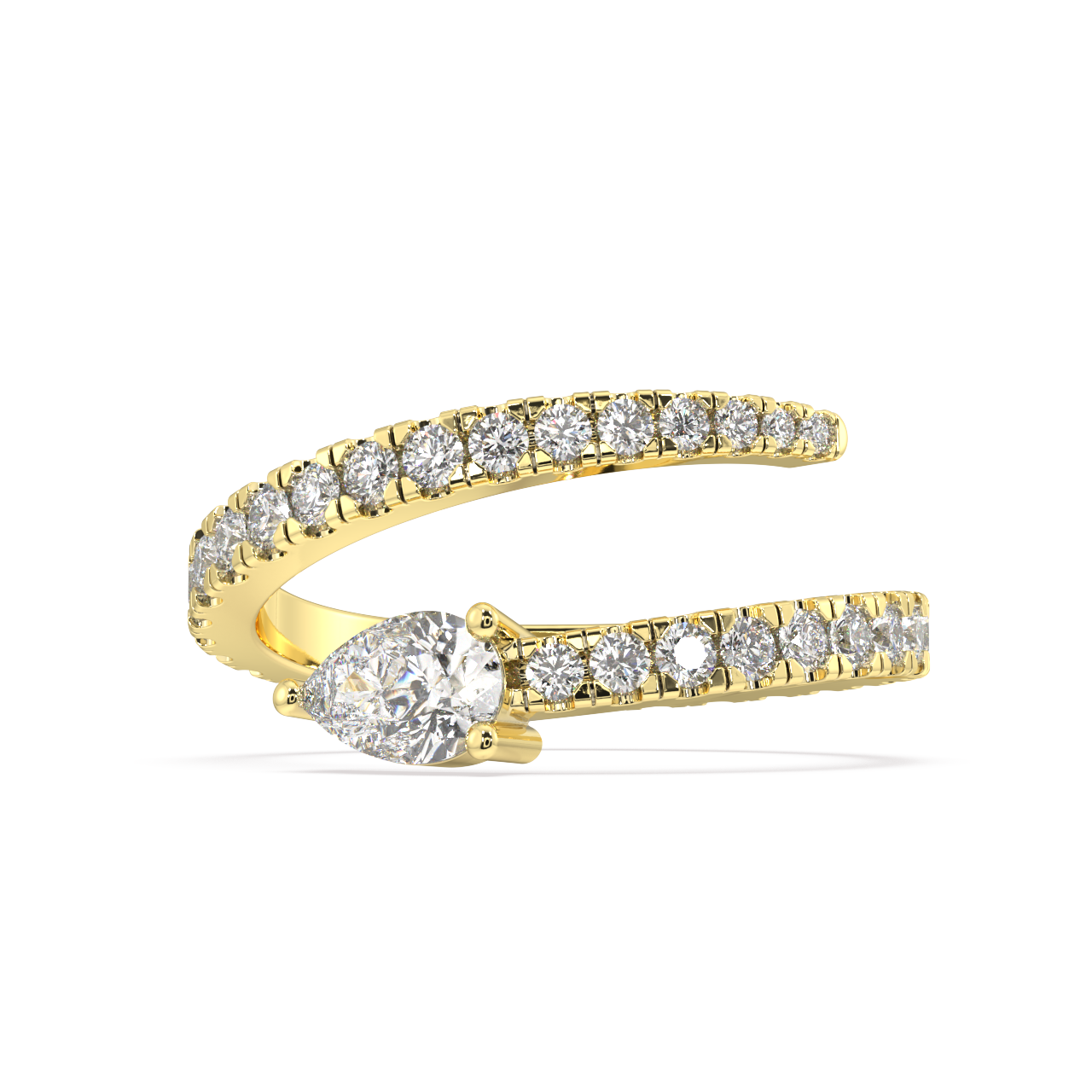 Beatrice Pear Diamond Ring