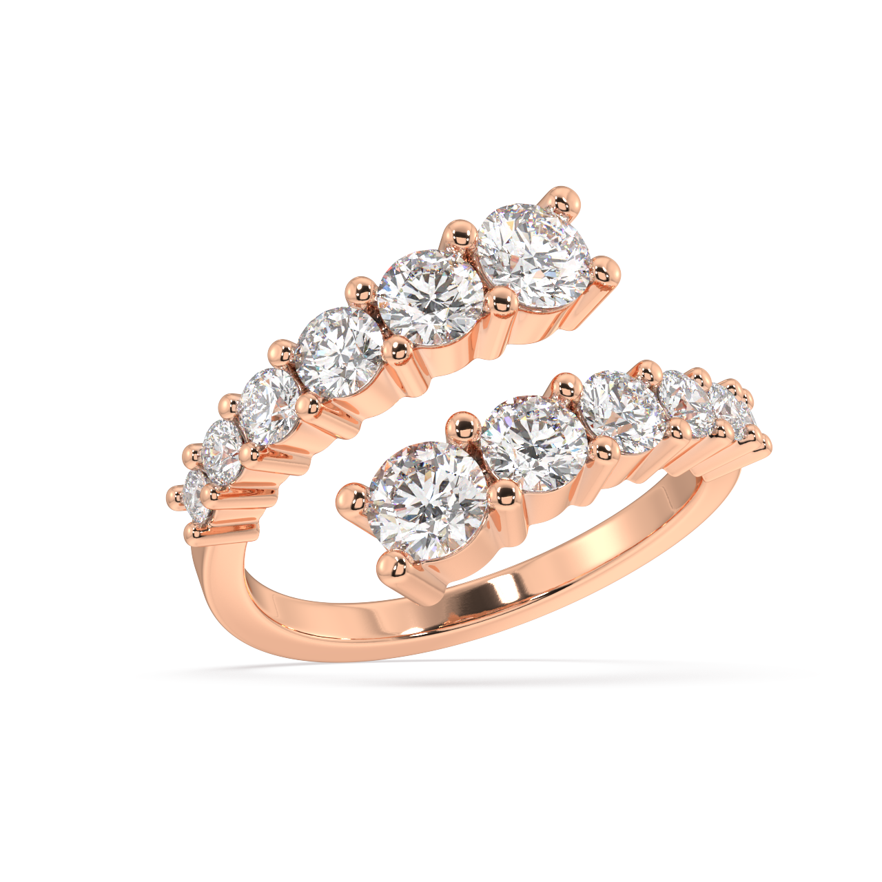 Clementine Round Diamond Ring