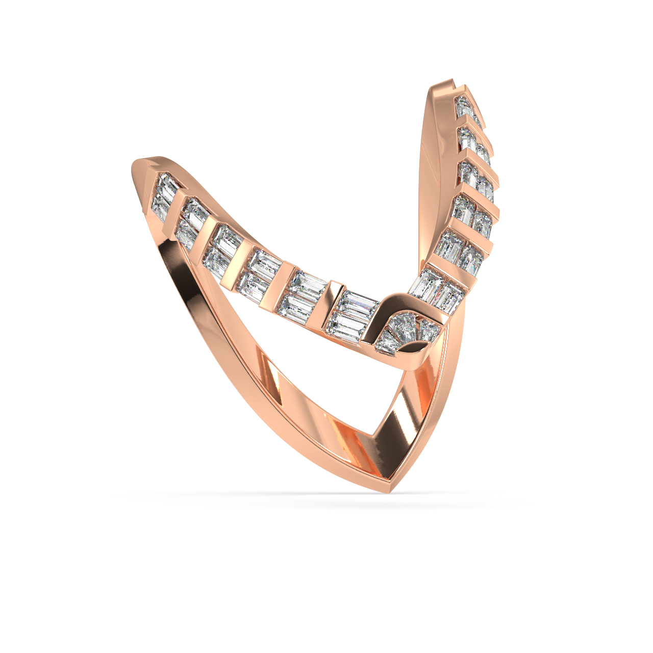 Freya Baguette Diamond Ring