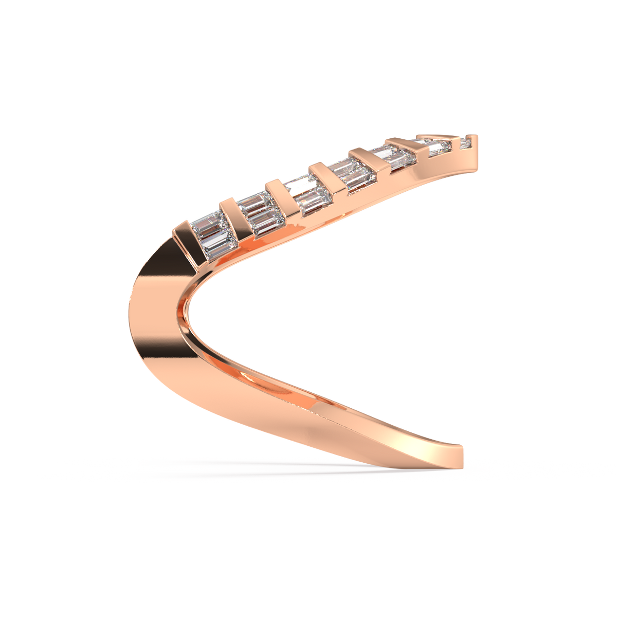 Freya Baguette Diamond Ring